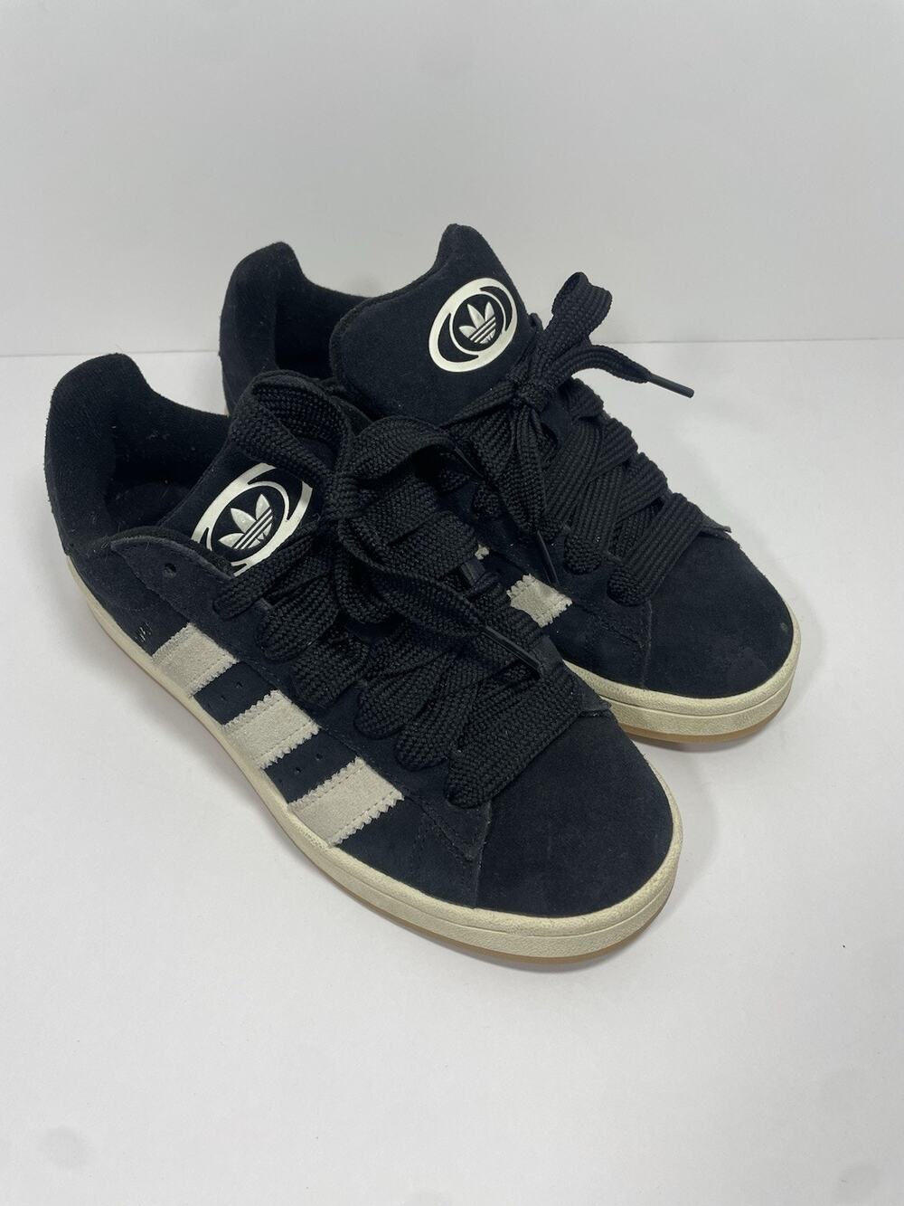 Adidas Campus 00s Lace Up Suede Black Sneakers Ladies Size 8